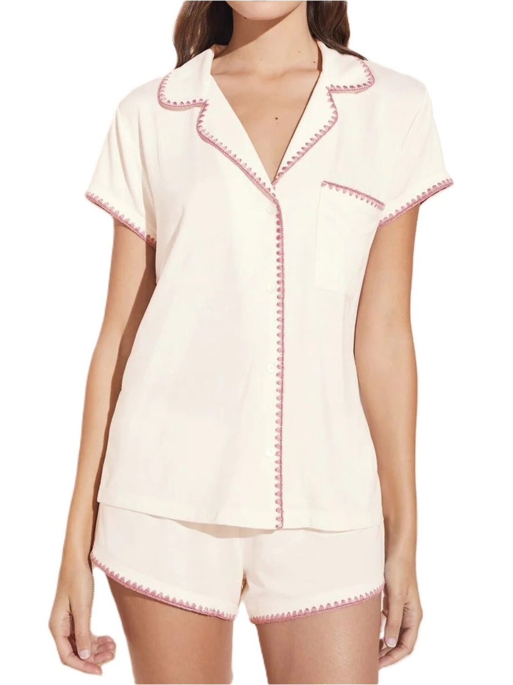 Eberjey Frida Tencel Modal Shortie Short PJ Set
